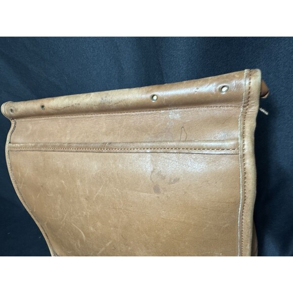 Vintage Coach 9927 Willis Leather Bag British Tan Brass Hardwear  - No Handles - Picture 10 of 13